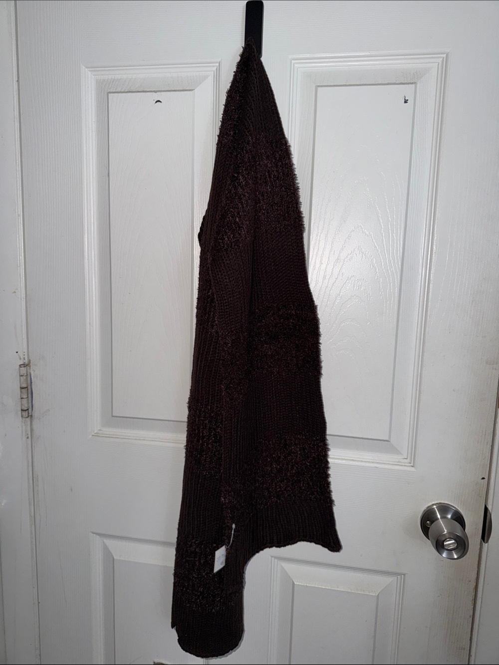 Cozy Dark Brown Women's Knit scarf